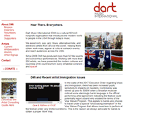 Tablet Screenshot of dartmusicinternational.org